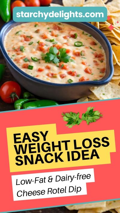 Low-Fat & Dairy-free Cheese Rotel Dip Thumbnail